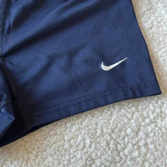 Nike Women's Navy Shorts - Picture 2 of 6